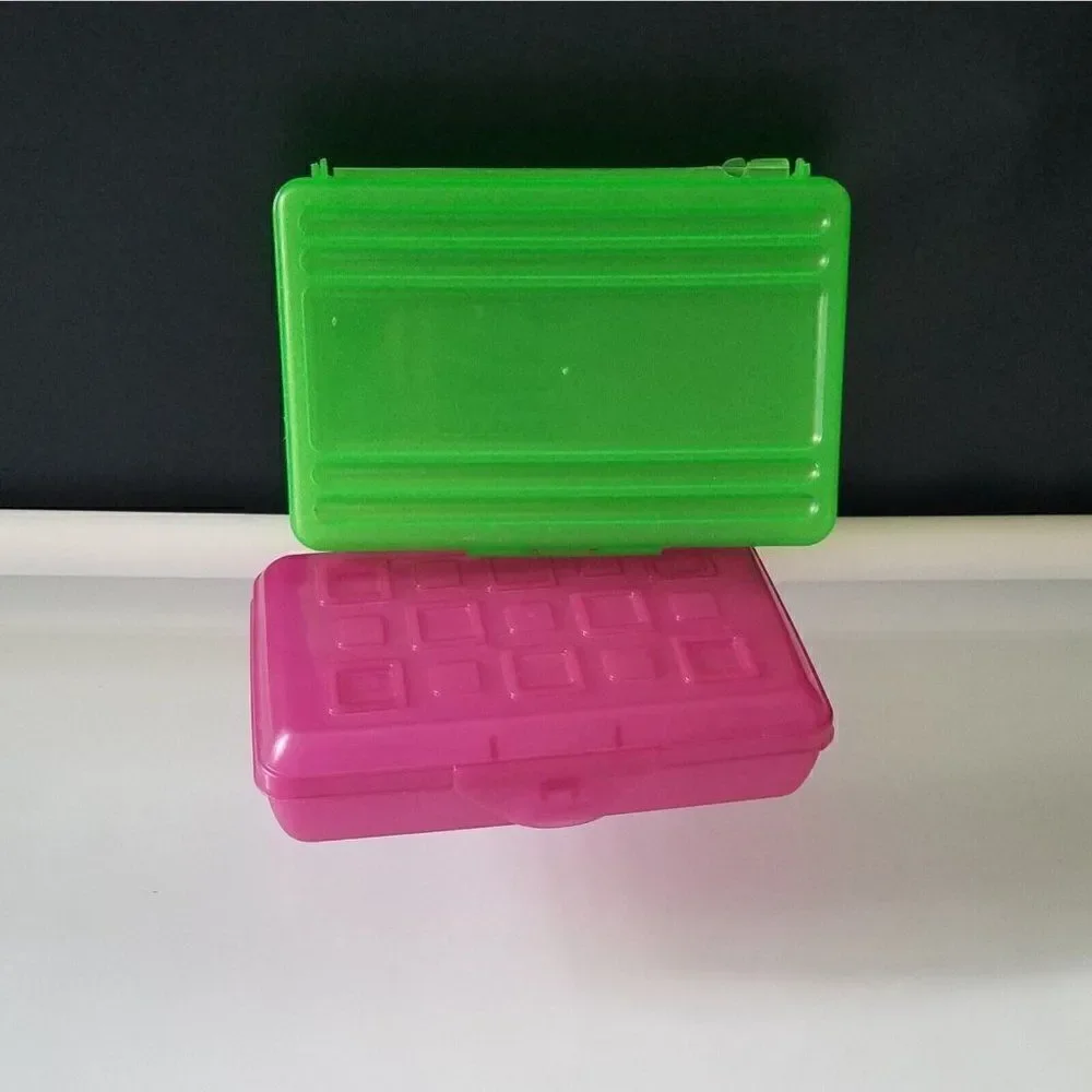 Pencil Box Plastic Storage Organizer Stackable Home School A&W Product Sterilite